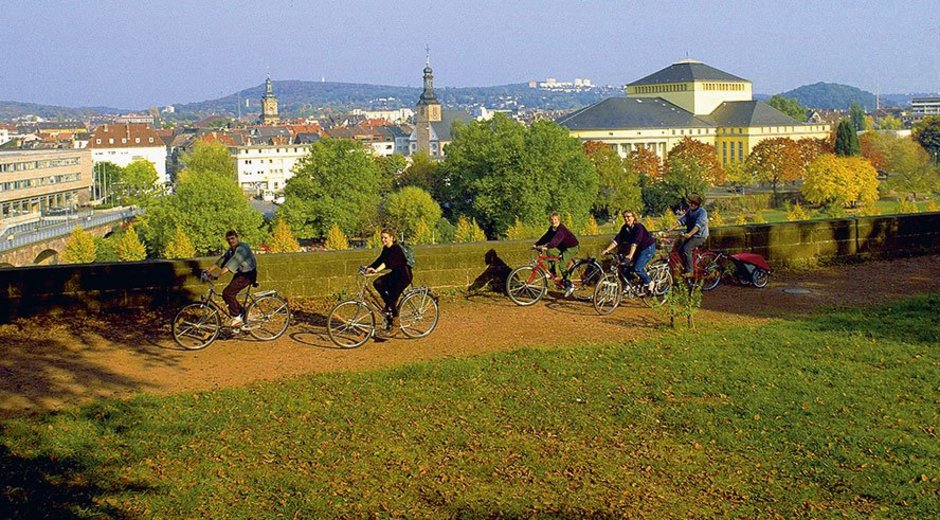 Utopia Räder 1991 über Saarbrücken