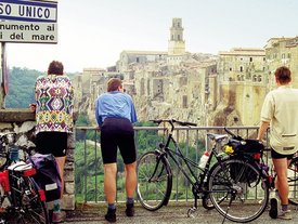 Kranich auf Italientour