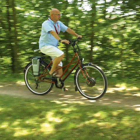 Kranich Pedelec im Utopia Testpark