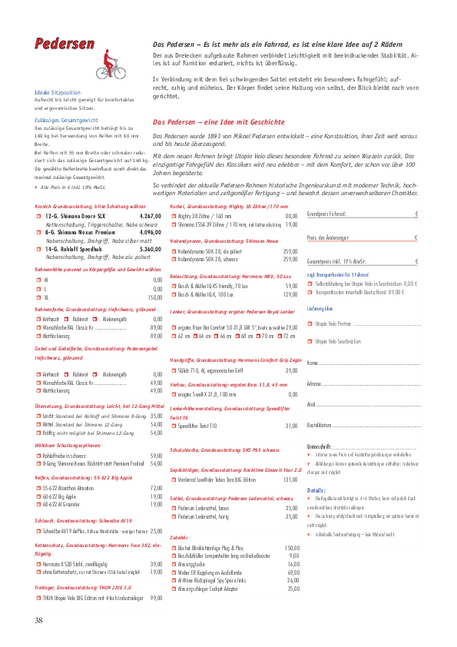 Konfigurationsübersicht Pedersen Konfigurationsübersicht Pedersen