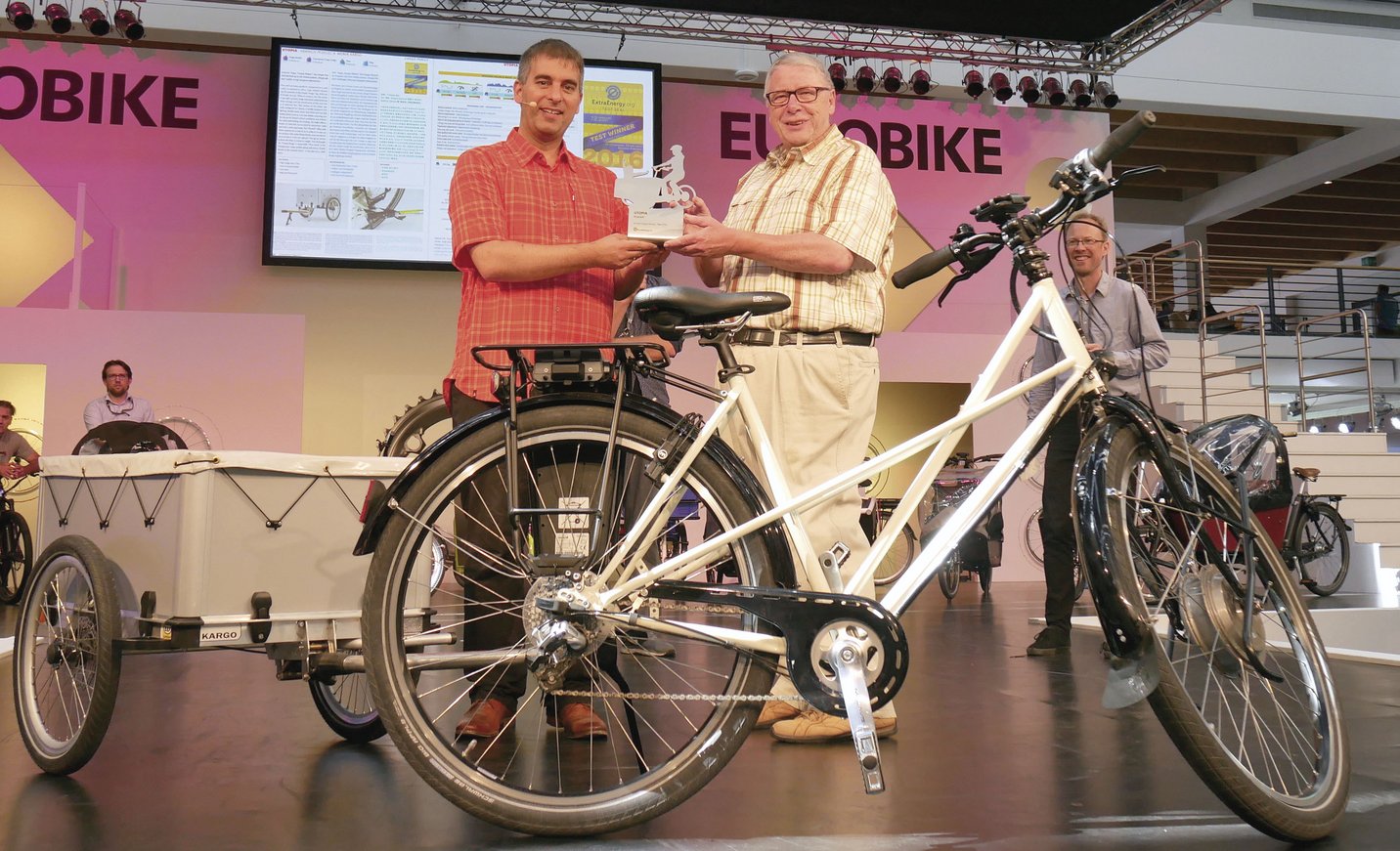 Eurobike 2016 - Kranich cargo Gespann Testsieger