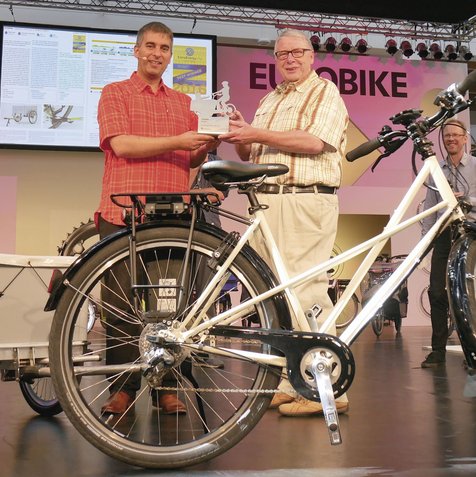 Eurobike 2016 - Kranich cargo Gespann Testsieger